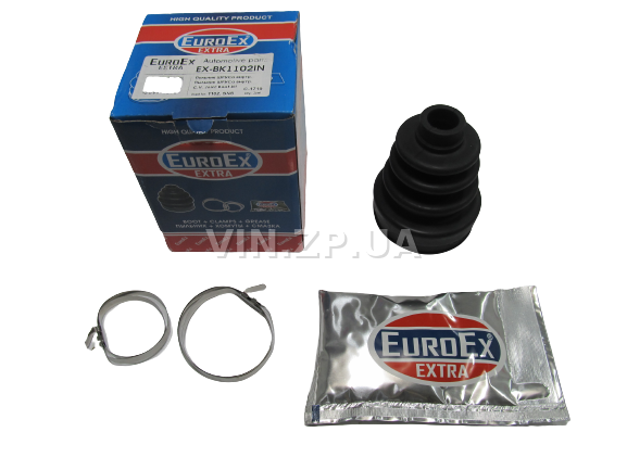 Пыльник ШРУС Таврия 1102 ,1103, 1105, Сенс, внутренний ремкомплект нового образца,  с хомутами и смазкой EuroEx (43124)