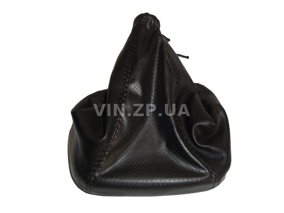 Чехол ручки КПП VRN Ланос, Сенс (DAEWOO LANOS, SENS ) черный эко-кожа 1