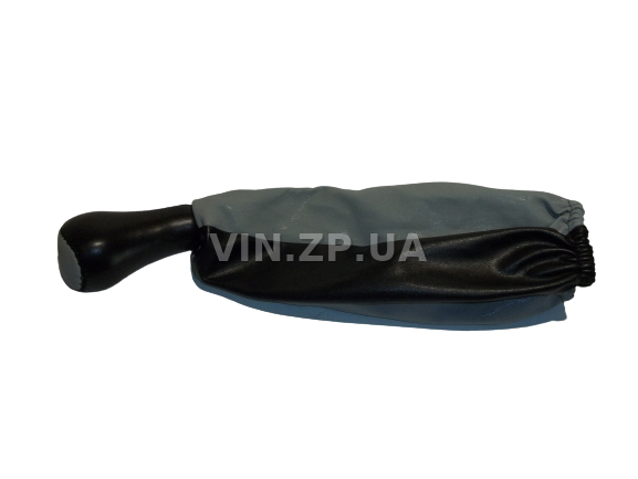 Ручка КПП VRN ВАЗ 2108, 2109, 21099, с чехлом, эко-кожа черно-серая 1