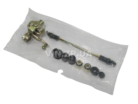 Ремкомплект кулисы ПРИЗМА-АВТО Сенс, к-кт-7 втулок + 8 резинок + 4 пальца + тяга + карданчик 2