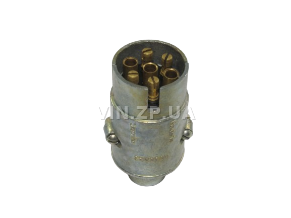 Разъем прицепа фаркопа  "папа",  металл, гальваническое покрытие ВЗА (46859) 5