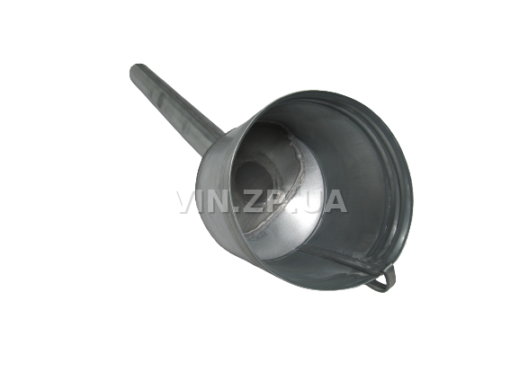 Лейка топливная 3.0л, носик d 33мм прямой под углом 45 гр ВИДЕКС бензин, дизель, с сеткой-фильтром, оцинкованная В-1 4