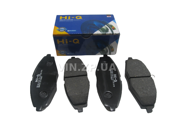 Колодки тормозные передние HI-Q Ланос, Сенс, Матиз, R13", комплект 4шт, 96316582 1
