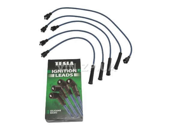 Провода высоковольтные TESLA ВАЗ 2101, 2102, 2103, 2104, 2105, 2106, 2107, карбюраторные двигатели, материал EVA 2