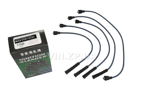 Провода высоковольтные TESLA ВАЗ 2101, 2102, 2103, 2104, 2105, 2106, 2107, карбюраторные двигатели, материал EVA 3