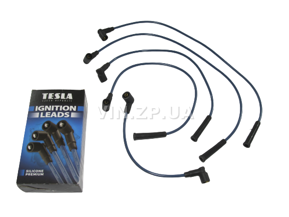 Провода высоковольтные TESLA ВАЗ 2108, 2109, 21099, 2110, силикон, карбюраторные двигатели 2