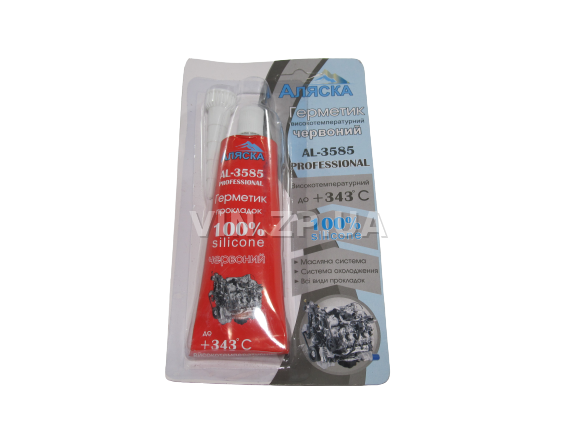 Герметик силиконовый 85гр АЛЯСКА красный 1