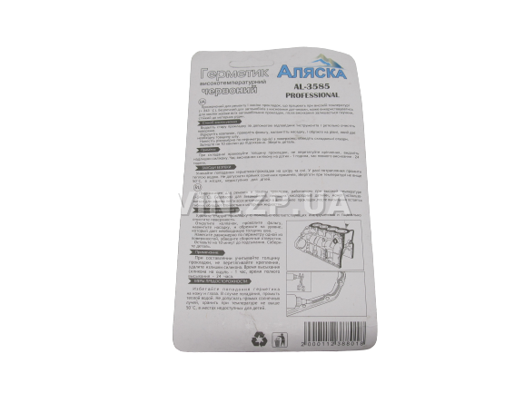 Герметик силиконовый 85гр АЛЯСКА красный 4