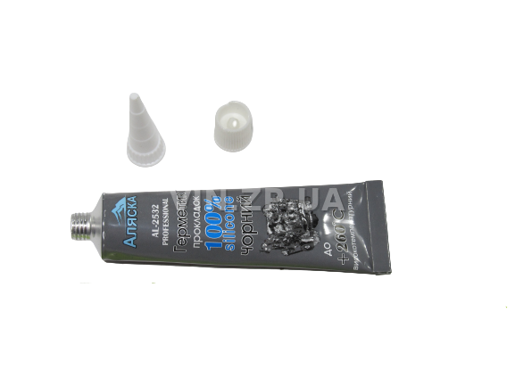 Герметик силиконовый 32гр АЛЯСКА чёрный 2