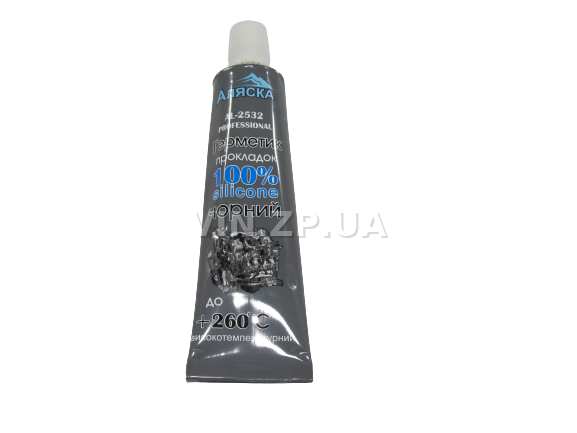 Герметик силиконовый 32гр АЛЯСКА чёрный 4