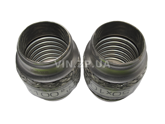 Гофра глушителя и приемной трубы 50 х 100 EuroEx 2-х слойная 2