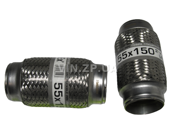 Гофра глушителя и приемной трубы 55 х 150 EuroEx 2-х слойная 3