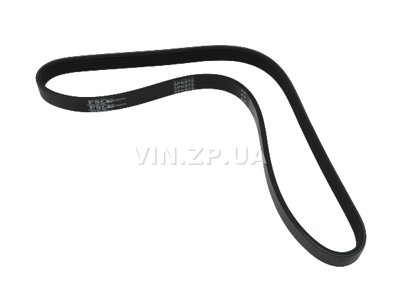 Ремень генератора FSO Ланос 1.5 л, без ГУР-870мм , OEM 96144932 2