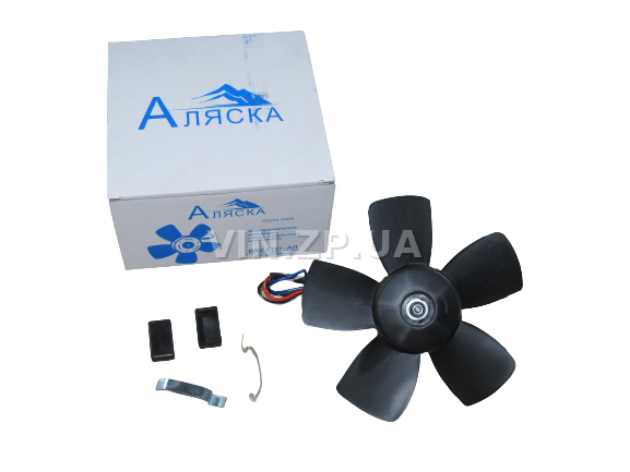 Вентилятор печки ВАЗ 2101-2107, 2121, 21213, 2120, 2131 АЛЯСКА с мотором в сборе, на подшипниках (47771)