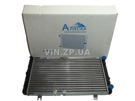 Радиатор охлаждения АЛЯСКА ВАЗ 1117, 1118, 1119 алюминиевый (47818)