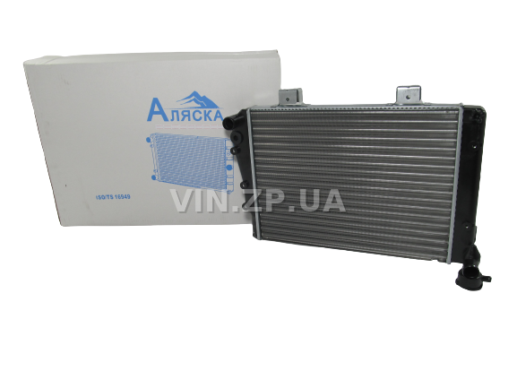 Радиатор охлаждения АЛЯСКА ВАЗ 2104, 2105, 2107, алюминиевый (47819)