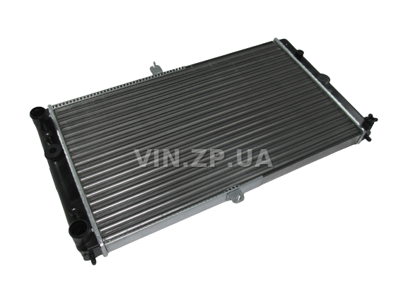 Радиатор охлаждения АЛЯСКА ВАЗ 2110, 2111, 2112, алюминиевый, универсальный инжектор + карбюратор (47822) 2