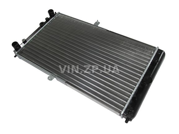 Радиатор охлаждения АЛЯСКА ВАЗ 2110, 2111, 2112, алюминиевый, универсальный инжектор + карбюратор (47822) 4