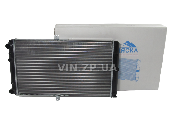 Радиатор охлаждения АЛЯСКА ВАЗ 2110, 2111, 2112, алюминиевый, универсальный инжектор + карбюратор (47822)