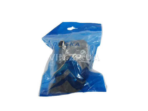 Кран отопителя печки АЛЯСКА ВАЗ 2108, 2109, 21099, 2110, 2113, 2114, 2115, УАЗ 3160, с медной втулкой (47845) 2