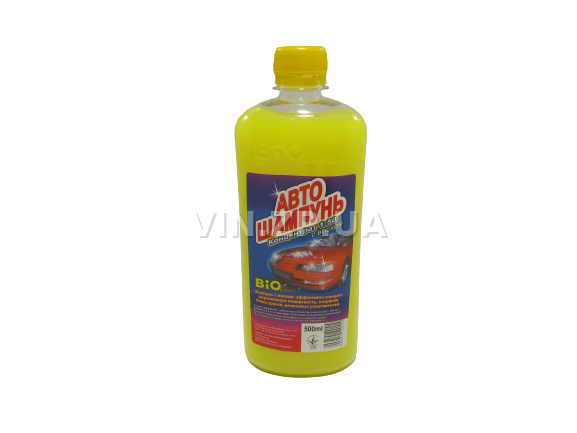Автошампунь BioLine концентрат с воском 500мл 2