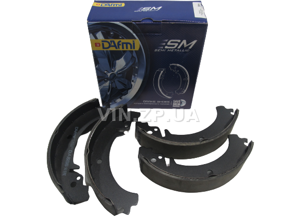 Задние тормозные колодки DAfmi ВАЗ 2101, 2104, 2105, 2107, 2121, 21213, 21214, 2131, 2123,  к-кт 4 штуки, серия Semi Metallic 1