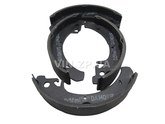 Задние тормозные колодки DAfmi ВАЗ 2108, 2109, 21099, 2110, 2111, 2112, 2113, 2114, 2115, без ABS, к-кт 4 штуки, серия Semi Metallic 2