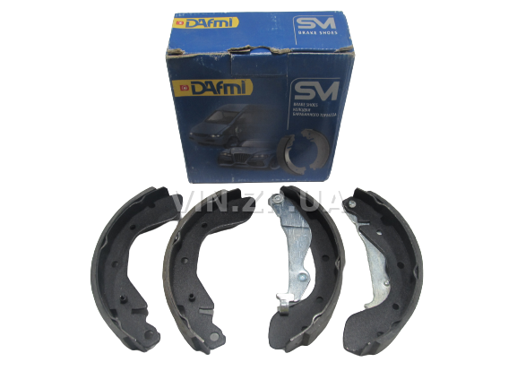 Задние тормозные колодки DAfmi Авео, Вида, к-кт 4 штуки, серия Semi Metallic, OEM 96473229 1