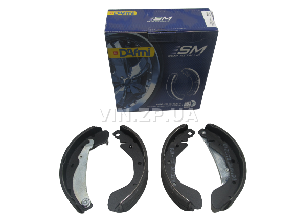 Колодки тормозные задние DAFMI Ланос, Сенс, Нексия, комплект 4шт, серия SM-Semi Metallic, 96226110 1