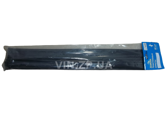 Хомут пластиковый черный (50 шт) АЛЯСКА 450 х 4,7 мм кабельная стяжка (48004)