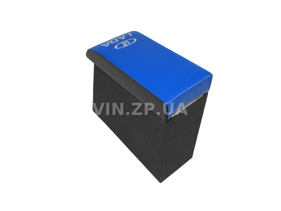 Подлокотник органайзер VRN ВАЗ 2104, 2105, 2107, черно-синий с вышивкой "Lada Classic" 4