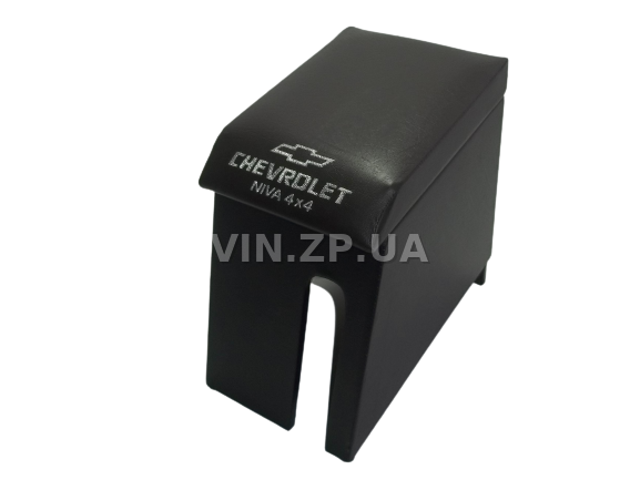 Подлокотник органайзер VRN ВАЗ 2123 Нива Шевроле, черний с вышивкой "Chevrolet Niva 4 х 4" 1