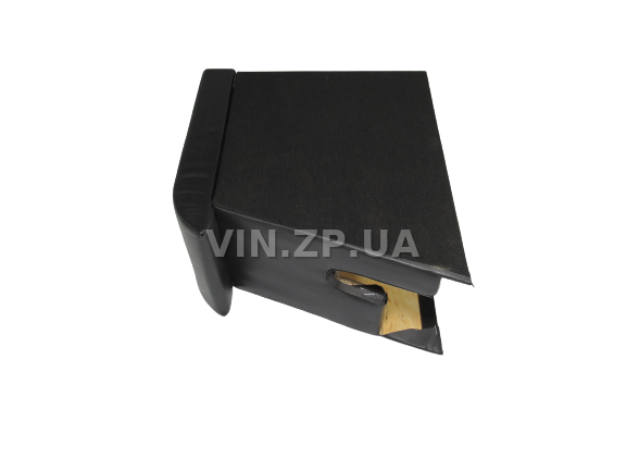 Подлокотник органайзер VRN Ланос, Сенс, черно-серый с вышивкой "Daewoo Lanos" 5