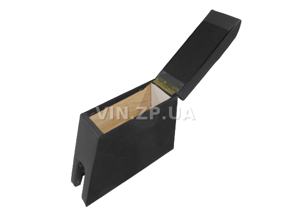 Подлокотник органайзер VRN ЗАЗ 1102 Таврия, черно-серый с вышивкой "Tavria" 3