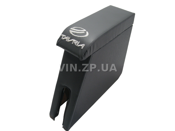 Подлокотник органайзер VRN ЗАЗ 1102 Таврия, черно-серый с вышивкой "Tavria" 1