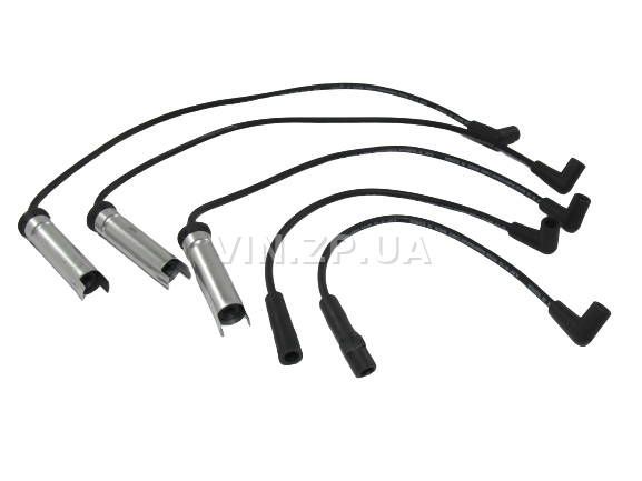 Провода высоковольтные KAP Нексия с 8-ми клапанным двигателем 1.5 л, силикон, с металическими наконечниками, OEM 93746999 5