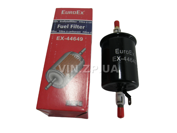 Фильтр топливный на клипсе EuroEx Ланос, Славута, Авео, Лачетти, Сенс, ВАЗ, инжекторные авто, OEM 96444649 (49076)