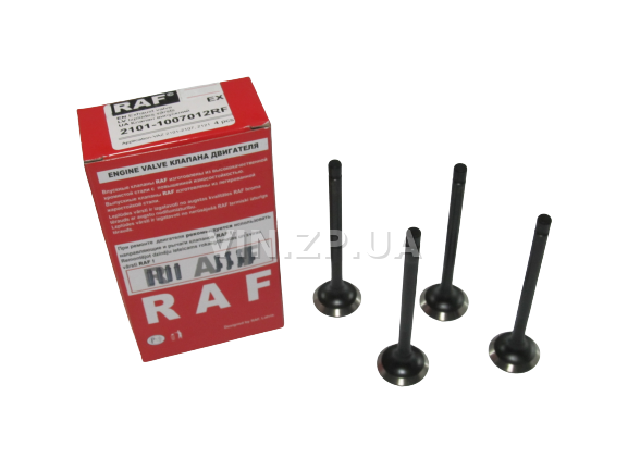 Клапан RAF ВАЗ 2101, 2102, 2103, 2104, 2105, 2106, 2107, 2121, 21213, комплект выпуск 4 шт 2