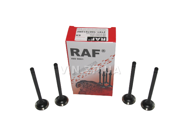 Клапан RAF ВАЗ 2101, 2102, 2103, 2104, 2105, 2106, 2107, 2121, 21213, комплект выпуск 4 шт 1