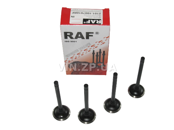 Клапан RAF ВАЗ 2101, 2102, 2103, 2104, 2105, 2106, 2107, 2121, 21213, комплект впуск 4 шт 2