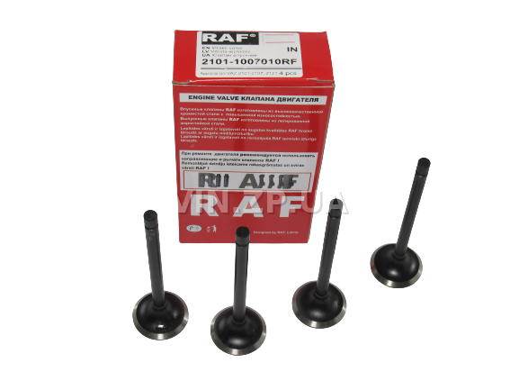 Клапан RAF ВАЗ 2101, 2102, 2103, 2104, 2105, 2106, 2107, 2121, 21213, комплект впуск 4 шт 1