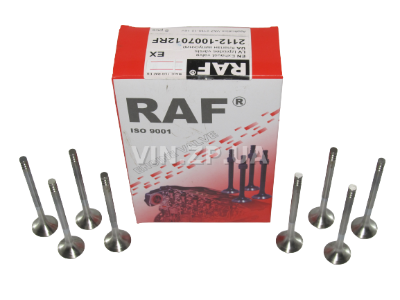Клапан RAF ВАЗ 2110, 2111, 2112, 16 клап двиг, комплект выпуск 8 шт 1