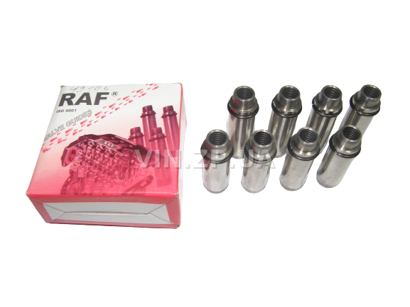 Втулка направляющая клапана ВАЗ 2101-2107, 2121, 21213, 2131 RAF к-кт впуск-выпуск 8шт 1