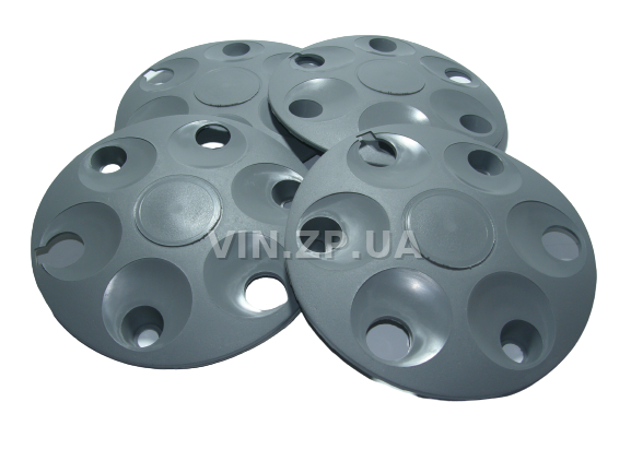 Колпак колеса САТУРН ЗАЗ Таврия 1102, 1103, 1105, штатный, серый, комплект 4шт 1