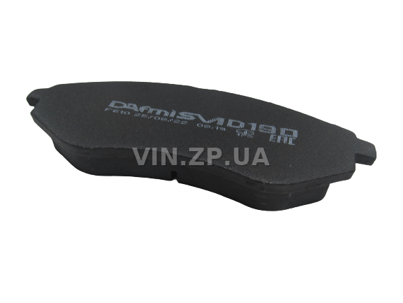 Передние тормозные колодки DAfmi Авео 1.4, 1.5, 1.6, к-кт 4 штуки, серия Semi Metallic, OEM 96534653 3