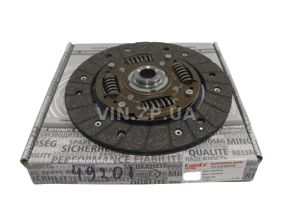 Диск сцепления Ланос 1.5 8кл, Нексія 1.5 8кл, Есперо 1.5 8кл EuroEx OEM 96232994 1