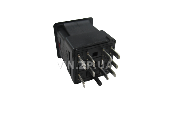 Кнопка аварийной сигнализации WTE ВАЗ 2108, 2109, 21099, 2113, 2114, 2115, Таврия 1102, 1103, 1105, 10 контактов, 376.3710-05.03 4