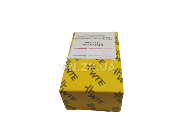 Кнопка противотуманных фар передних WTE ВАЗ 2113, 2114, 2115, 2120, 2123, 1117, 1118, 1119, ГАЗ-3110, 4 контакта, 757.3710-07.01 2