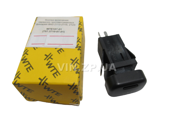 Кнопка противотуманных фар передних WTE ВАЗ 2113, 2114, 2115, 2120, 2123, 1117, 1118, 1119, ГАЗ-3110, 4 контакта, 757.3710-07.01 4