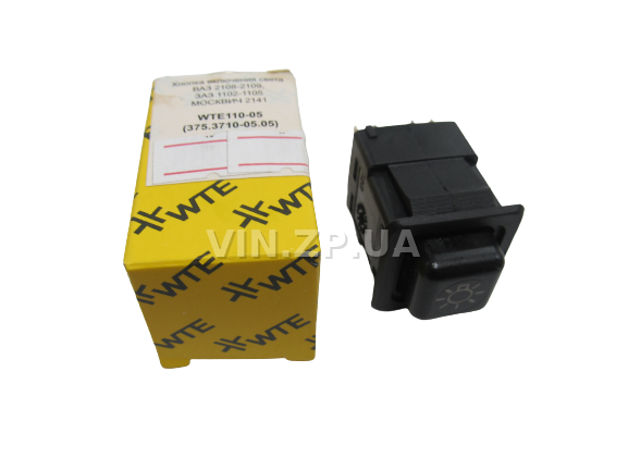 Кнопка габаритов WTE ВАЗ 2108, 2109, 21099, 2113, 2114, 2115, Таврия 1102, 1103, 1105, 9 контактов, 375.3710-05.05 5